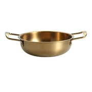 Clearance! Leott Tableware Promotion Sale, Stainless Steel Dutch Oven Dutch Oven Pot Best Chef’S Pan in Pots and Pans induction Pot Stock Pot Gold